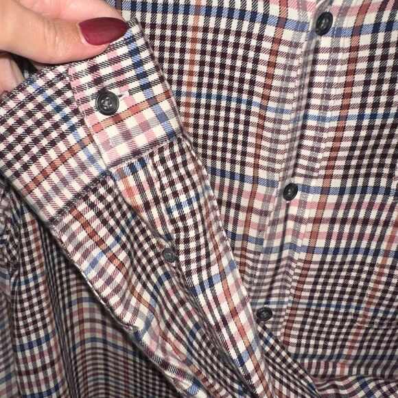 Top Man Flannel Button Up - Picture 3 of 7